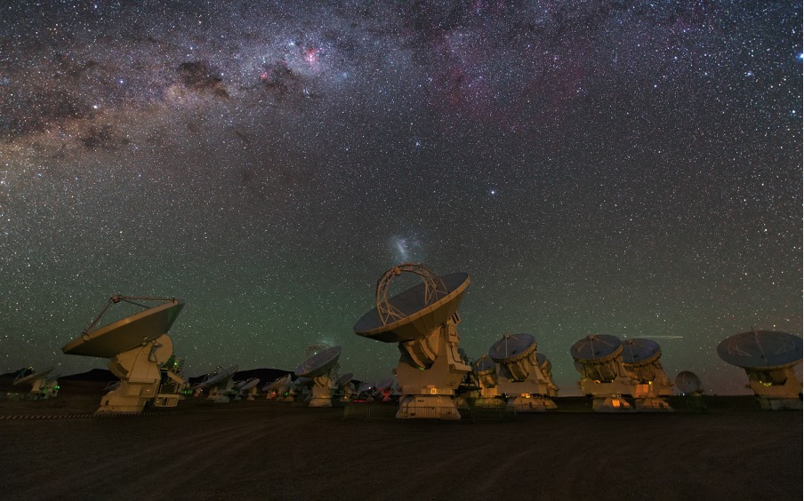 ALMA. Credit: ESO/Y. Beletsky.