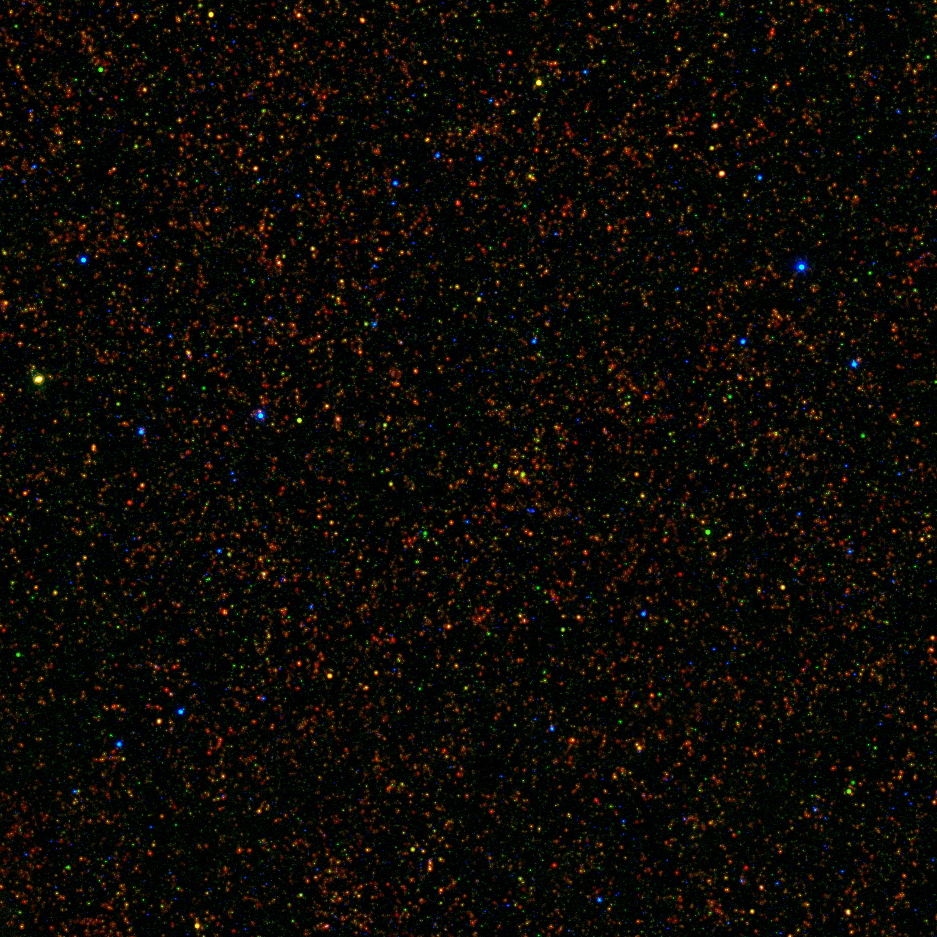 The COSMOS field as seen in the infrared