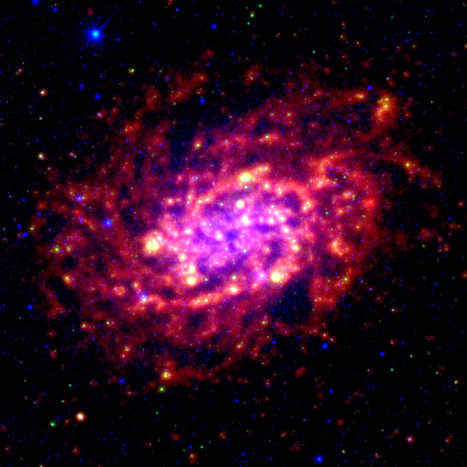 NGC 300 as seen in infrared emission